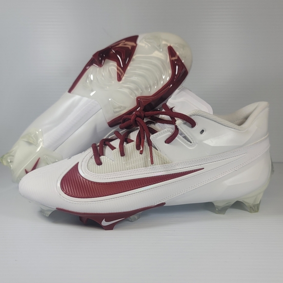 NIKE VAPOR EDGE ELITE 360 2 TB CRIMSON RED Football Cleats D5713-105 Mens Sz 13